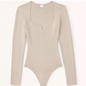 Abercrombie & Fitch Sweetheart Sweater Bodysuit
